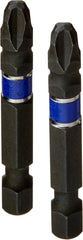 Irwin IWAF32PH32 Impact Performance Series Phillips Power Bit #3 (2 Pack) IWAF32PH32