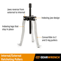 GEARWRENCH 3624D Ratcheting Puller 2 Ton