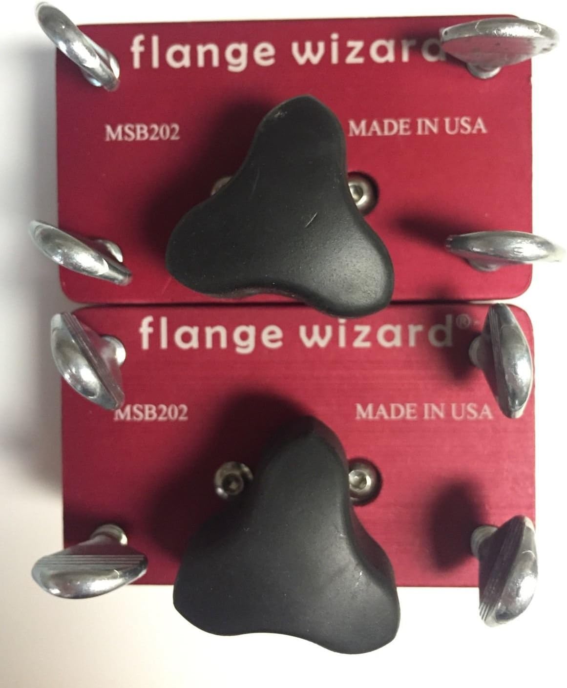 Flange Wizard MSB202 On/Off Magnetic Block for Burning Guides, Two Blocks, Fits up to 1/8 in Thick Standard Square or Straight Edge