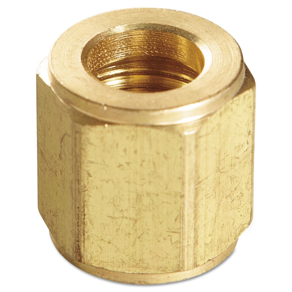 Western Enterprises 9 Hose Nut 200 PSIG Brass A-Size Oxygen