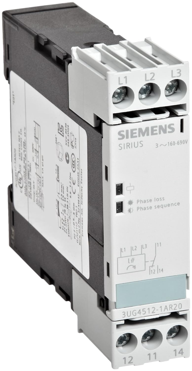 SIEMENS 3UG4512-1AR20 Monitoring Relay Phase Voltage 160-690V Replacement 3UG45121AR20