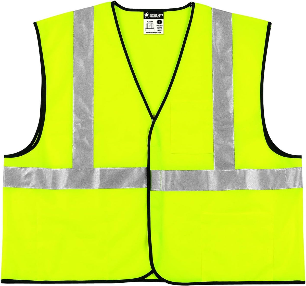 MCR Safety VCL2SLX3 Class II Economy Safety Vest 3X-Large