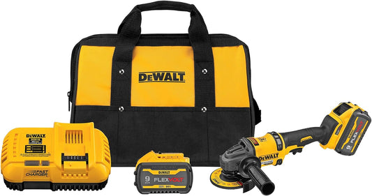 DEWALT DCG418X2 FLEXVOLT 60V MAX Angle Grinder with Kickback Brake Kit 4-1/2 to 6 Inches