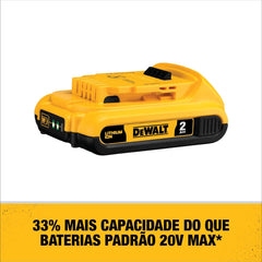 DEWALT DCB203 20V MAX Battery Compact 2.0Ah 7 Inch x 7 Inch x 3 Inch