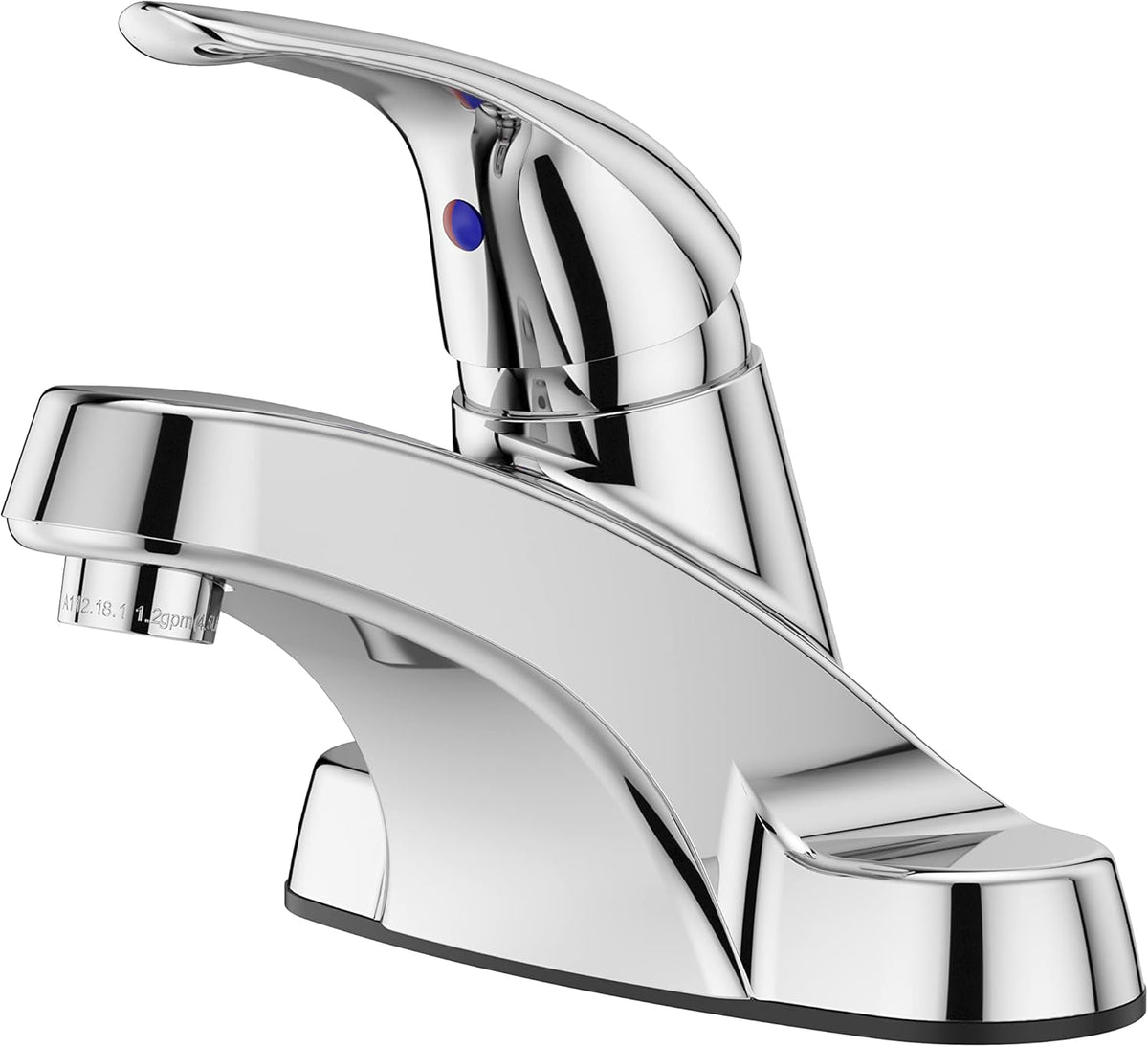 Pfister LG142-8000 Pfirst Series Single Control 4 Centerset Bathroom Faucet in Polished Chrome