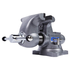 Wilton 28807 Tradesman Bench Vise 6-1/2 Inch Jaw Width 4 Inch Throat Depth 360-Degree Swivel