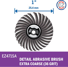 Dremel EZ471SA 36-Grit Detail Coarse Abrasive Brush