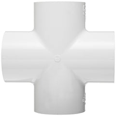 Spears 420-010 PVC Pipe Fitting Cross Schedule 40 1 Socket