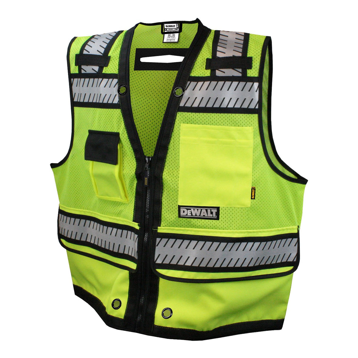 Dewalt DSV521-XL Class 2 Heavy Duty Surveyor Vest X-Large Hi-Vis Green