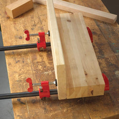 Bessey PC-34DR Pipe Clamps Hand Powered 440 Pounds Deep Reach