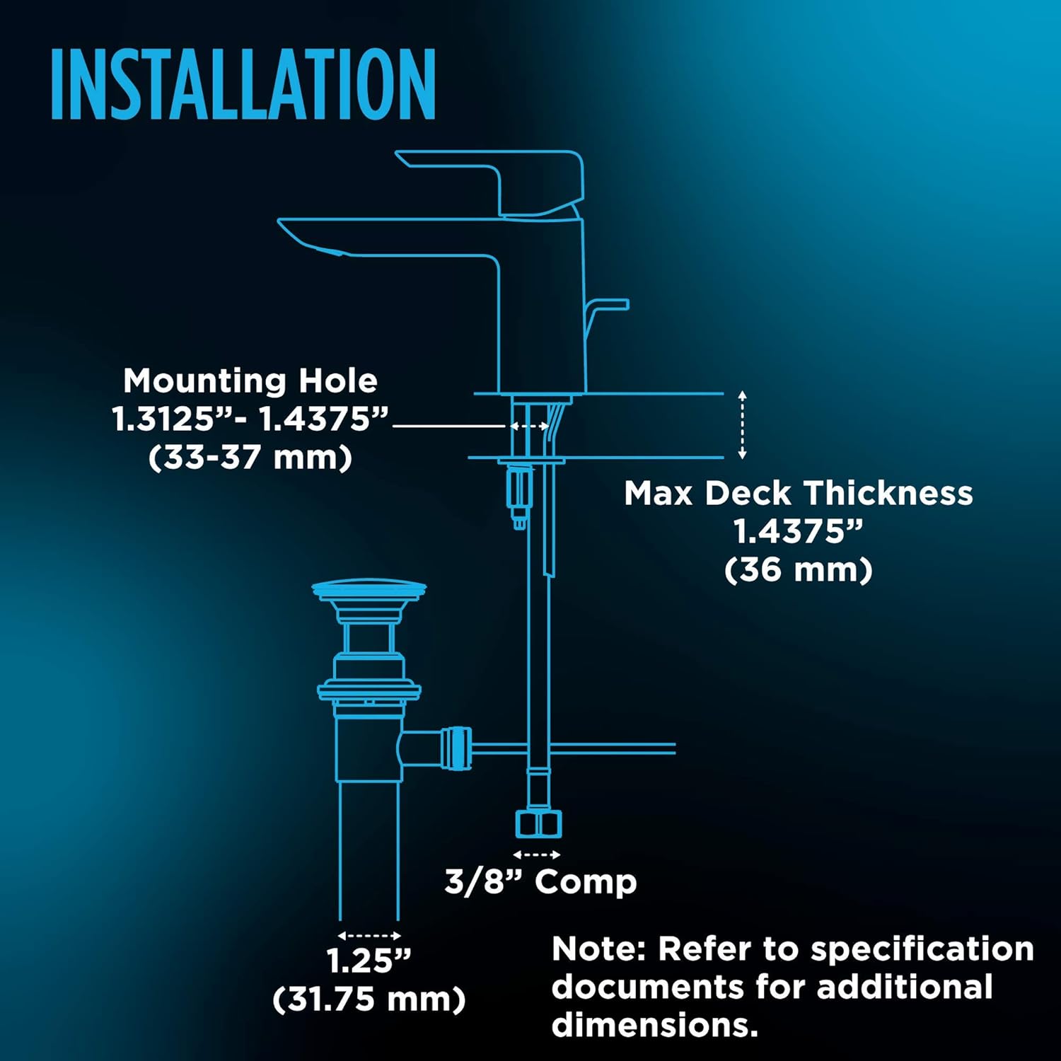 Toto TLS01301U#CP LB Series 1.2 GPM Bathroom Sink Faucet with Drain Assembly, Polished Chrome