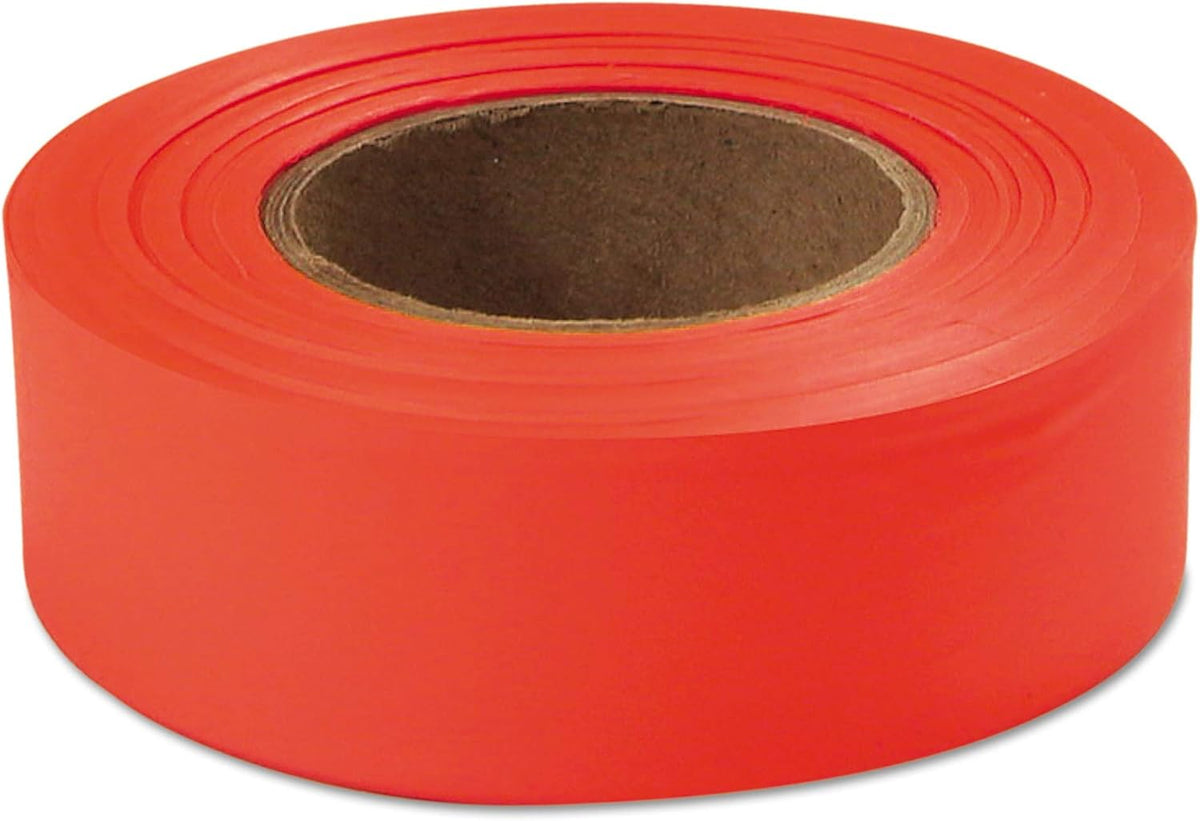 Empire Level 77-002 Orange Plastic Flagging Tape 1 inch x 200 feet