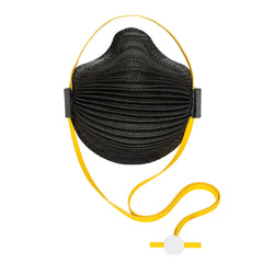 Moldex M4621 AirWave M Series Black Masks N95 Particulate Respirator Adjustable SmartStrap 10 Pack