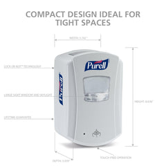 Purell 1320-04 LTX-7 Touch-Free Hand Sanitizer Dispenser 700 mL