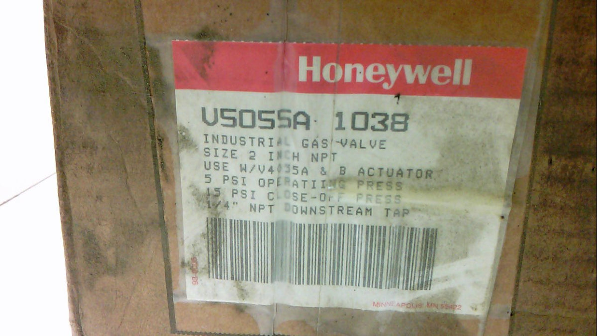 Honeywell V5055A1038 Industrial Gas Valve NPT 2-Inch