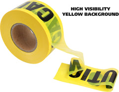 GreatNeck 10379 Caution Tape 3 Inch x 1000 Feet