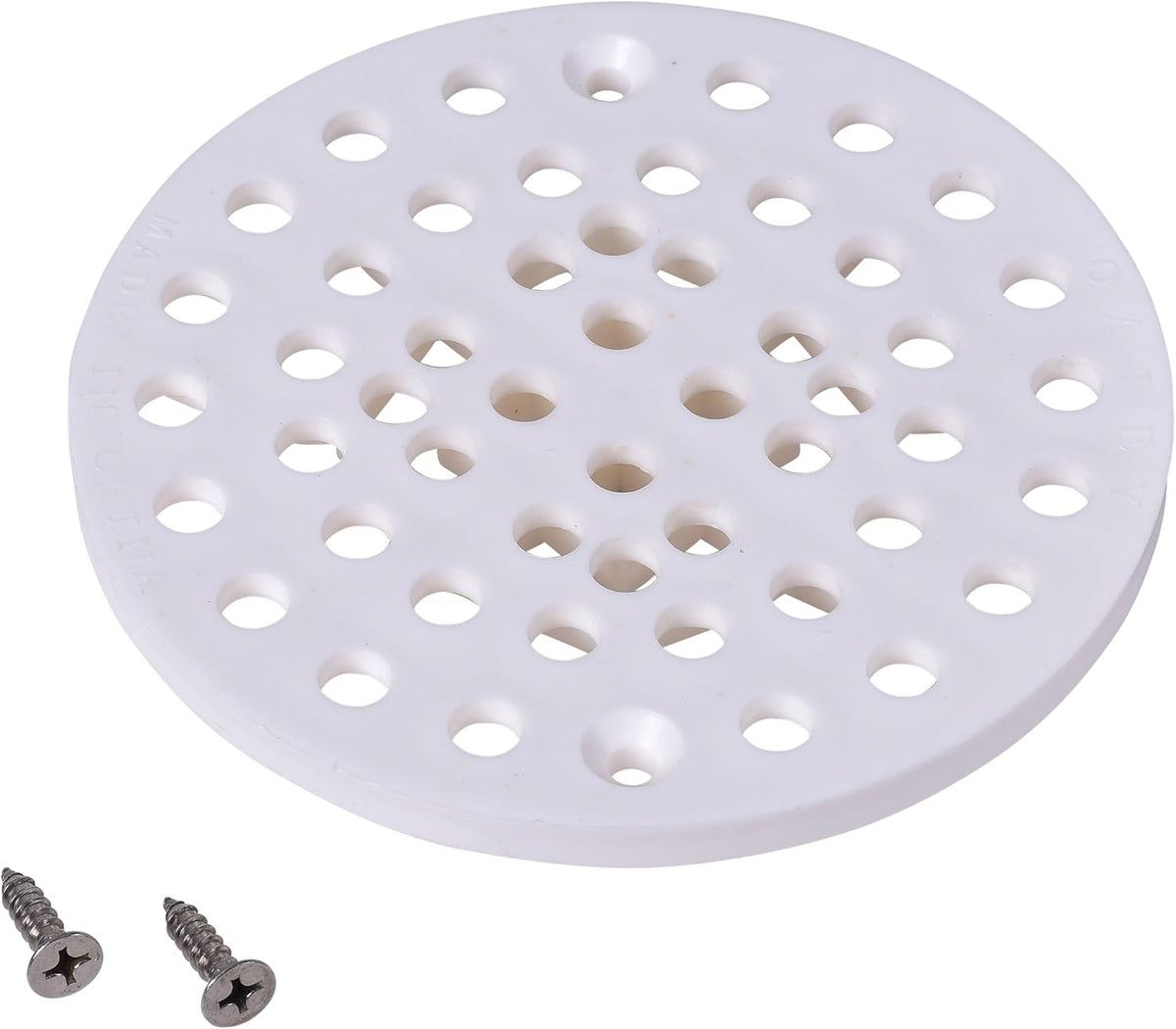 Oatey 42021 Shower Drain Strainer 6-3/4-Inch Round Plastic