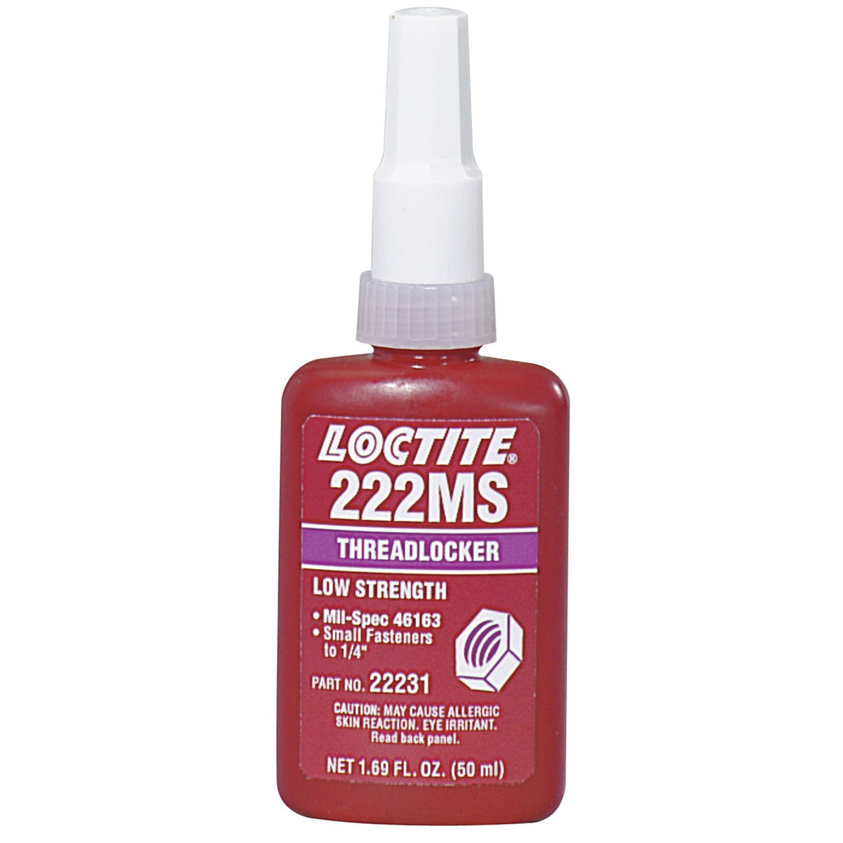 Loctite 135334 Threadlocker 50 mL Low Strength Purple 222MS