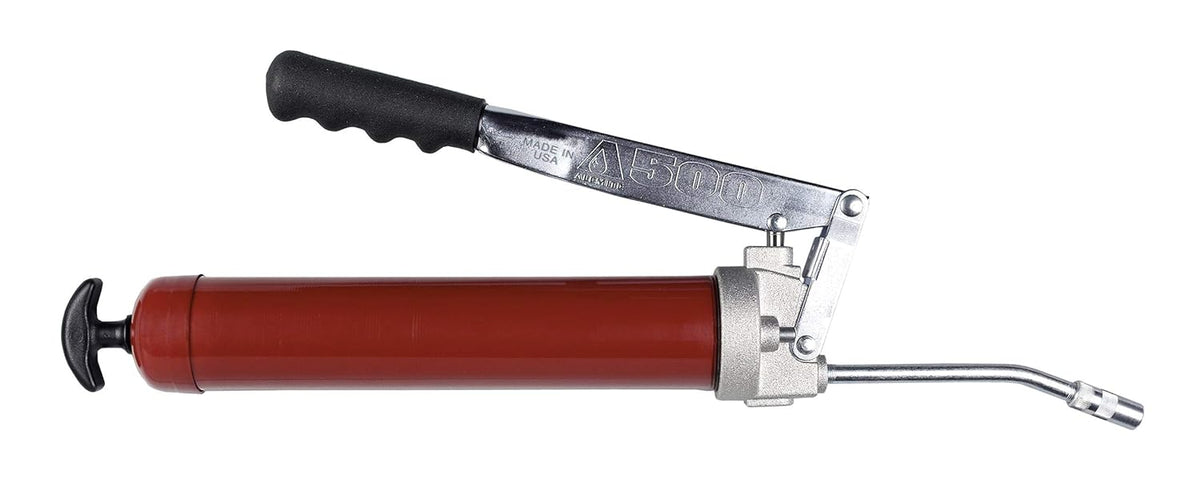 Alemite 500 Grease Gun Develops up to 10000 psi Delivery 1 oz./21 Strokes 16 oz. Bulk or 14 oz. Cartridge 3-Way Loading