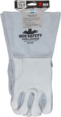 MCR Safety 49750M Welding Gloves, Heat Resistant, Kevlar Stitching, Medium