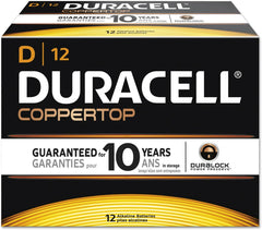 Duracell DURMN1300 CopperTop Alkaline Batteries 1.5V D 12/BX 243-MN1300