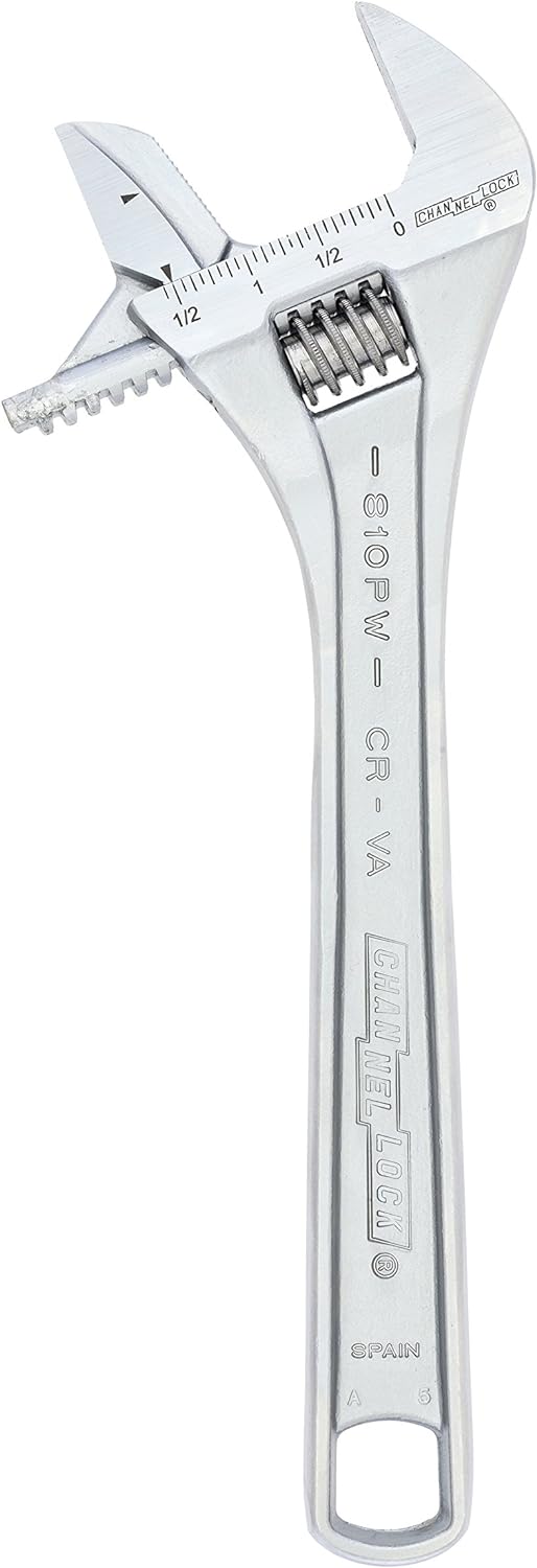 Channellock 810PW 10 Inch Reversible Jaw Adjustable Wrench