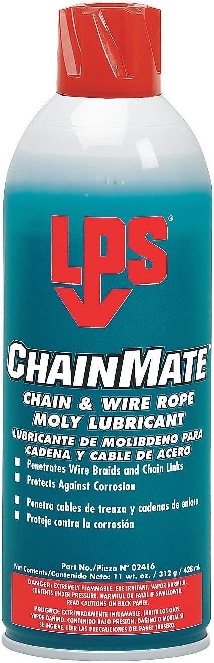 LPS 2416 ChainMate Chain & Wire Rope Lubricant 16 oz Aerosol Can