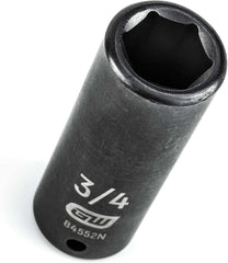 Gearwrench 84552N 1/2 Drive Deep Impact SAE Socket 3/4 6 Point