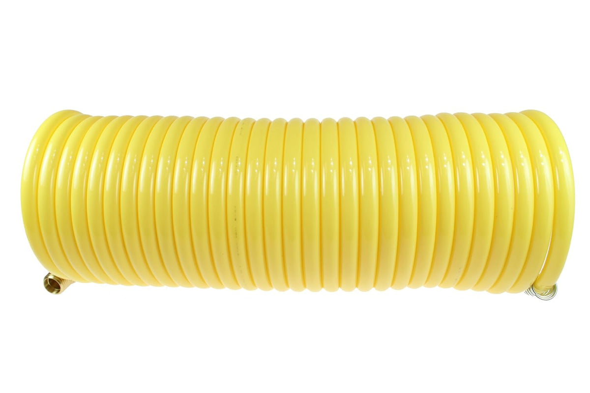 Coilhose Pneumatics N14-25A Coiled Nylon Air Hose 1/4-Inch ID 25-Foot Length with Fittings