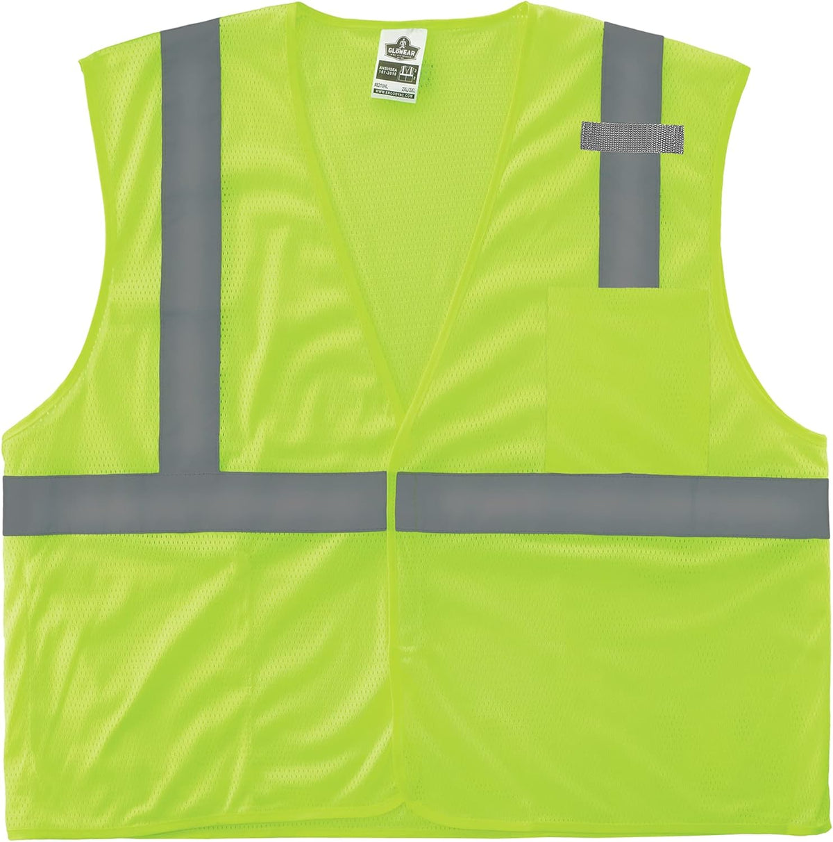 Ergodyne 21025 8210HL Class 2 Economy Mesh Vest Lime L/XL