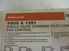 Honeywell V800A1591 Inlet Low Voltage Combination Gas Control, LP Gas