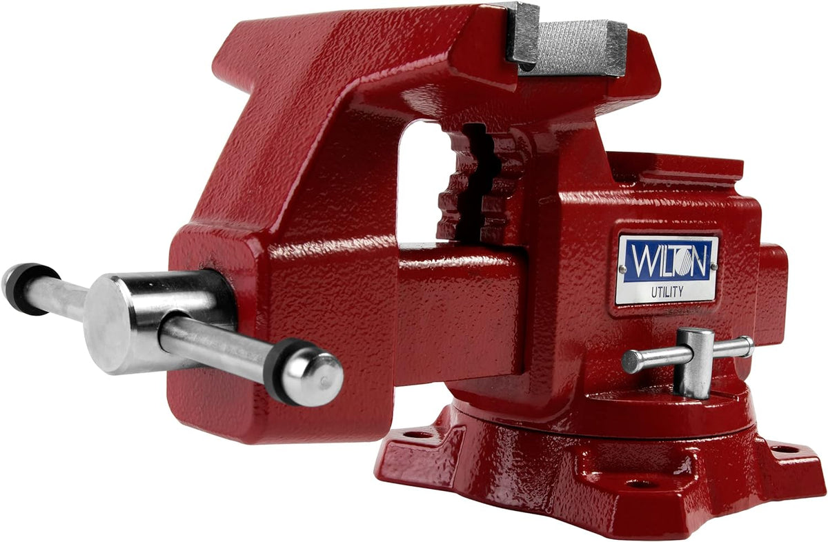 Wilton 28819 Utility Bench Vise 5-1/2 in Jaw Width 360 Degree Swivel Base