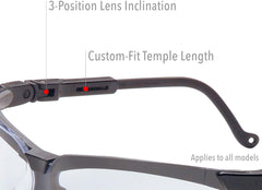 Honeywell S3200 Genesis Safety Glasses with Uvextreme Anti-Fog Coating