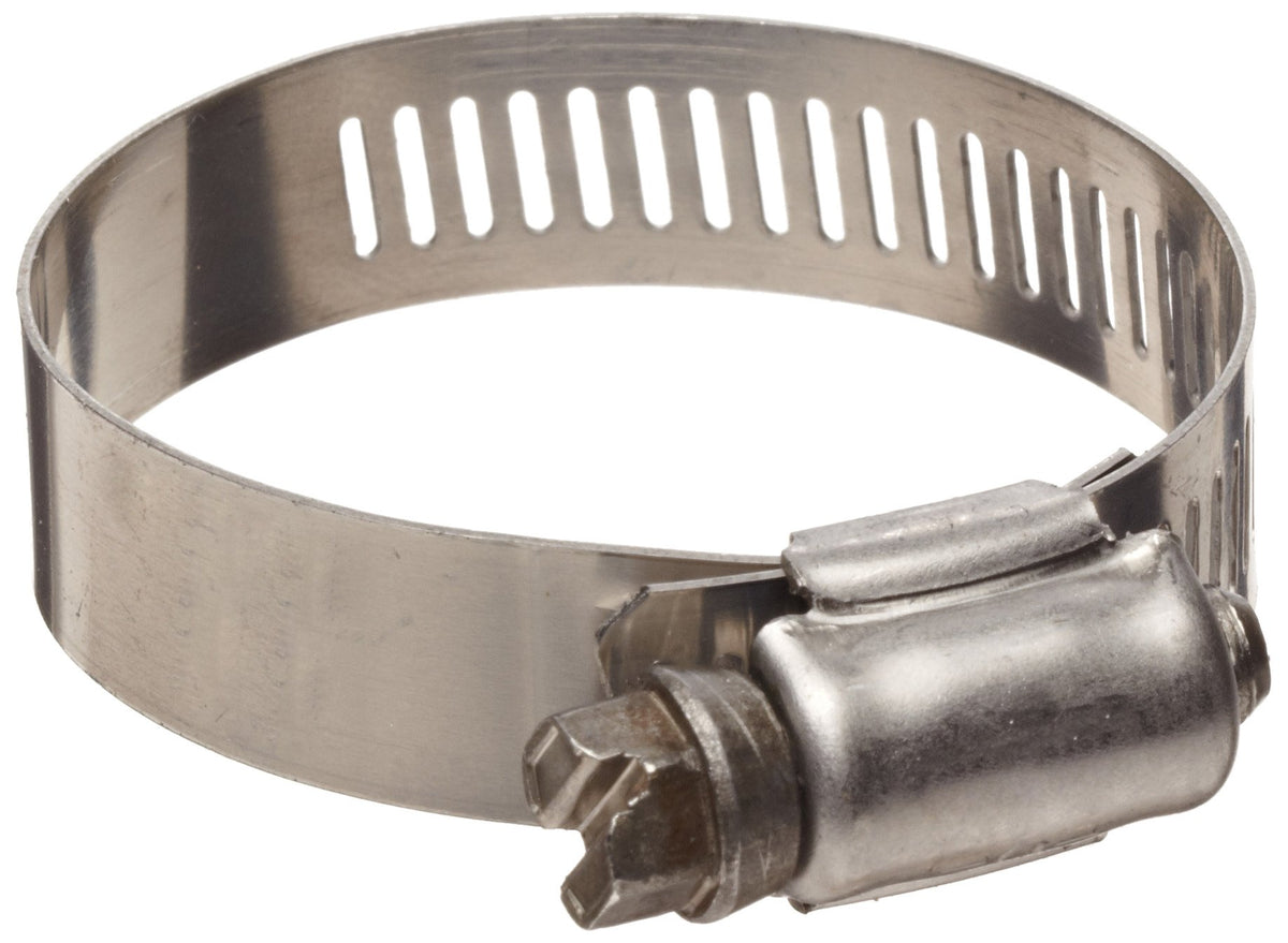 Precision Brand 35310 B24HS All Stainless Worm Gear Hose Clamp 1-1/16 - 2 Pack of 10