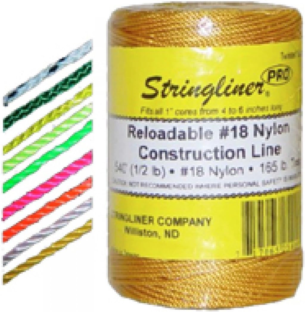 Stringliner 35403 US Tape 35403#18 Construction Replacement Roll Twisted White 540'