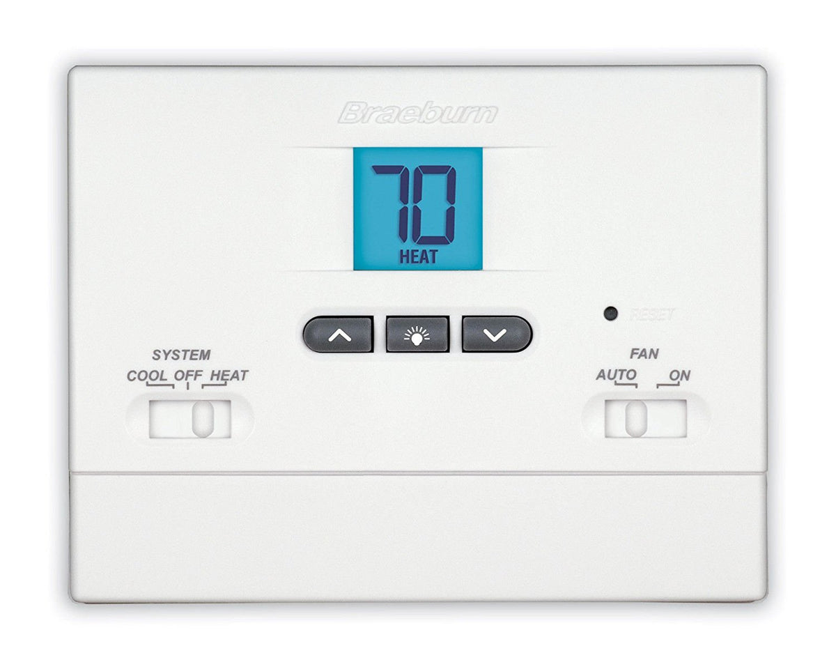 Braeburn 1000NC Thermostat Value Non-Programmable 1H/1C