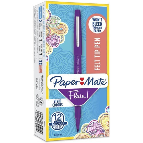 PAPER MATE Paper Mate PAP8450152 Felt-tip Pen Medium Dozen 12