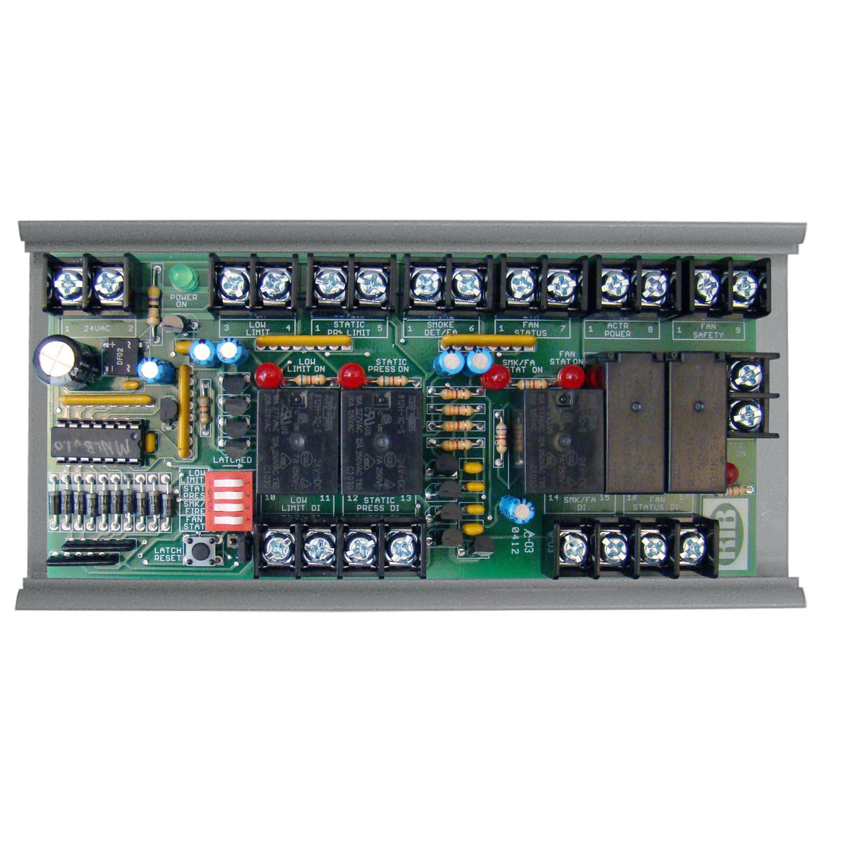 RIB RIBMNLB Industrial Panel Relay Logic Board for AHU Fan Safety Alarm Circuit