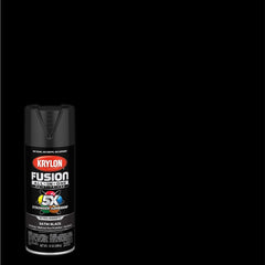 Krylon K02732007 Fusion All-In-One Spray Paint Satin Black 12 Ounce