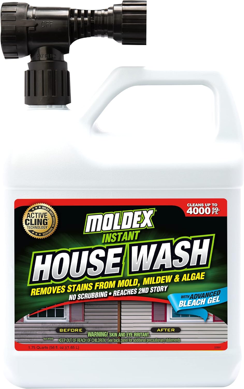 Moldex 7030 Instant House Wash 56 Fl Oz Pack of 1