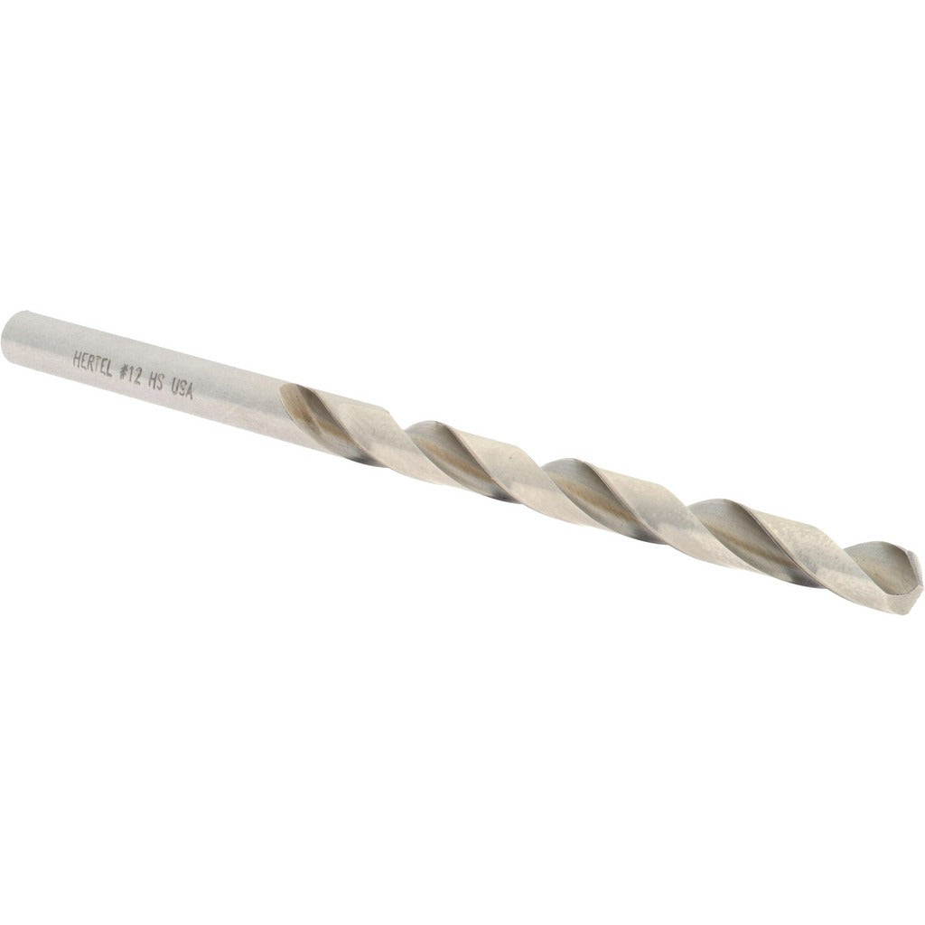 HERTEL Hertel 85703890 Jobber Drill Bit Wire 12 Hss 118 Degree