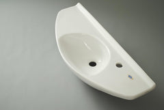 Toto LT650G#01 Oval Wall-Mount Bathroom Sink with CeFiONtect Cotton White