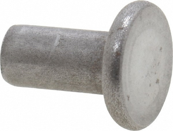 RIVETKING Rivetking 12N25RFLSP Flat Head Solid Rivet Steel