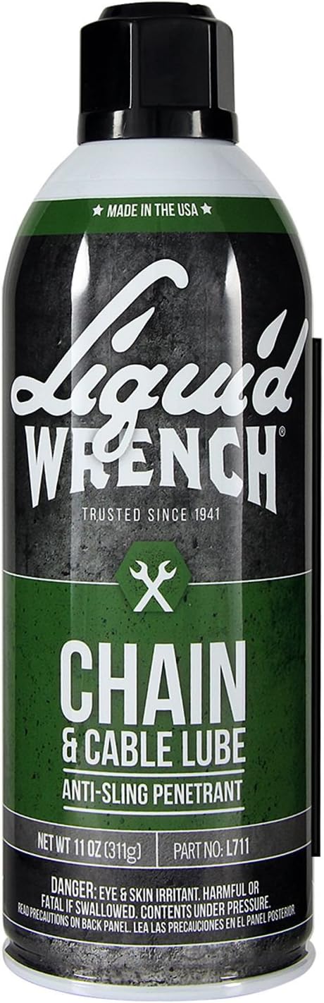 Liquid Wrench L711 Chain and Cable Lube 11 oz Aerosol Can