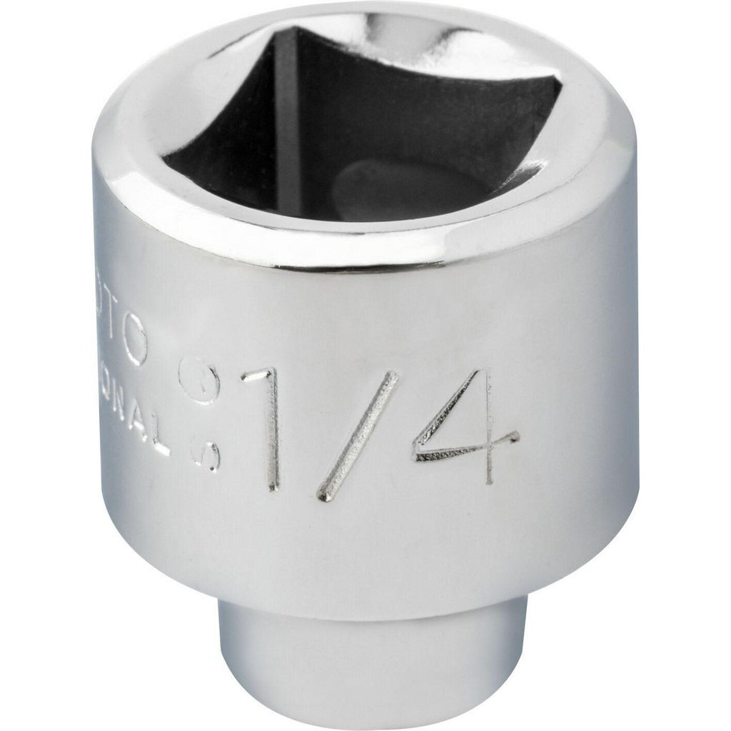 PROTO Proto J5208HS 1/4 in 6-point 3/8 in Drive Hand Socket