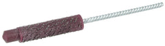 Weiler 35821 Polyflex Encapsulated Power Tube Brush 1/2 in 0.06 Steel Wire Fill 2 in Length