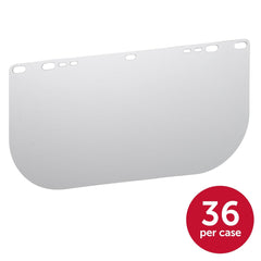 Jackson Safety 30706 Face Shield Window 8 x 15.5 x 0.04 Polycarbonate Unbound Case of 36