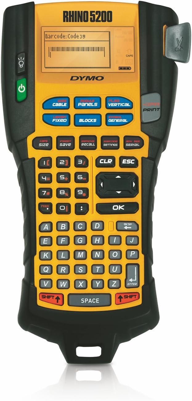 Dymo 1755749 Rhino 5200 Industrial Label Maker