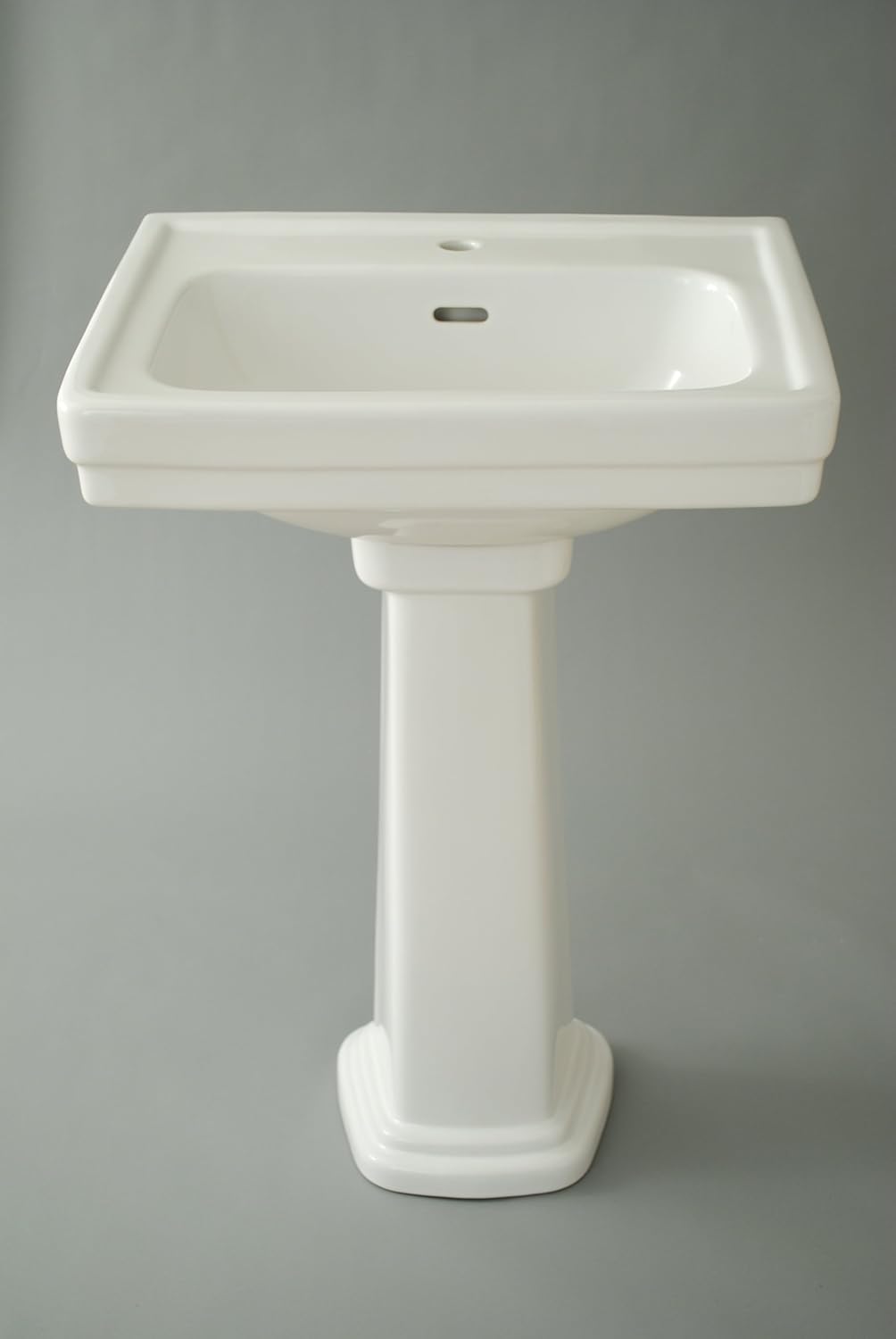 Toto LPT532N#01 Promenade Lavatory and Pedestal Single Hole Cotton White Deep Bowl