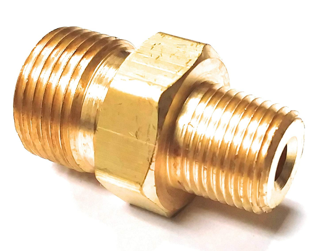 Western Enterprises B-51 Male NPT Outlet Adaptor for Manifold Pipelines Brass Oxygen 3/8 in NPT